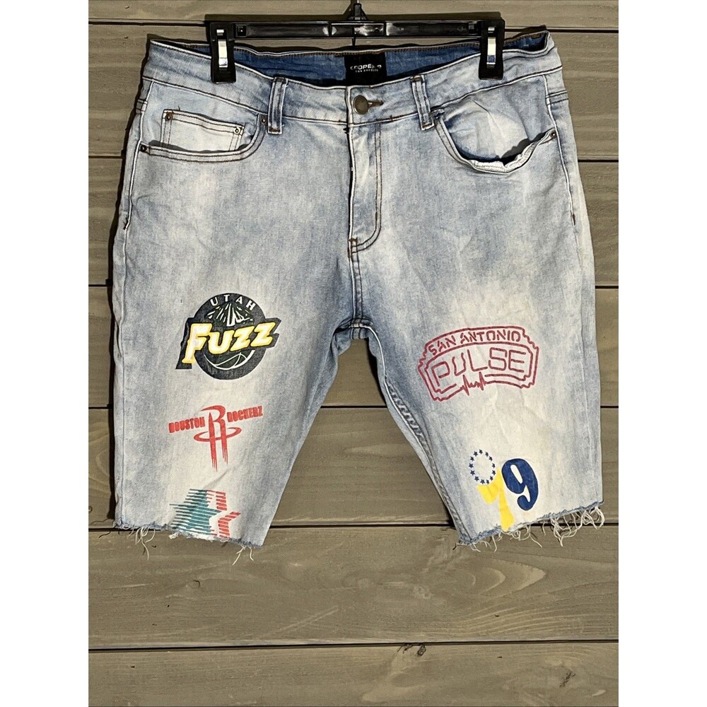 Cooper 9 Los Angelas Jean Shorts Basketball Utah Fuzz San Antonio Men’s 36
